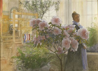 Azalea by Carl Larsson