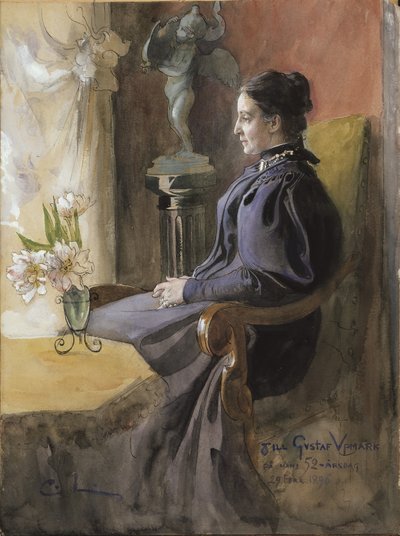 Eva Upmark by Carl Larsson