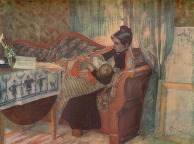 Mother and Child by Carl Larsson