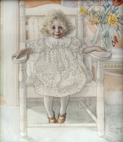 Portrait of Inga-Maria Thiel by Carl Larsson
