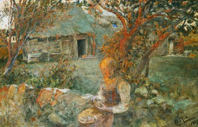 The Last Rays by Carl Larsson