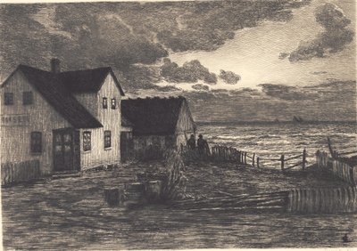 House by the Sea. Tisvilde by Carl Locher