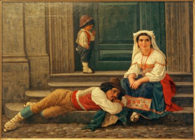 C.L. Jessen, Italian Shepherd Family by Carl Ludwig Jessen