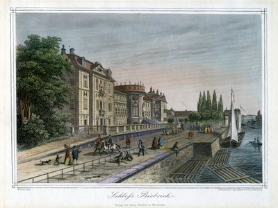 Biebrich Palace, Wiesbaden, Germany by Carl Mayer
