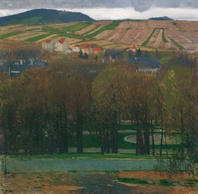 View from Heiligenstadt to the Nussberg by Carl Moll