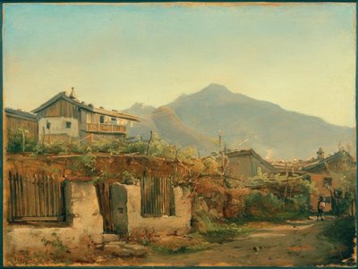 C. Morgenstern, Village of Tirol by Carl Morgenstern