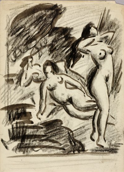 Group of Three Female Nudes by Carl Newman