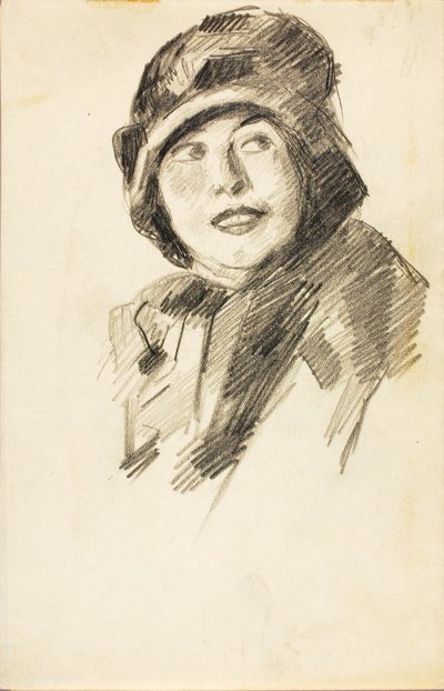 Head of Woman by Carl Newman