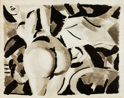 Nude Woman, Back View by Carl Newman