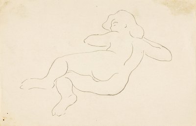 Reclining Female Nude by Carl Newman