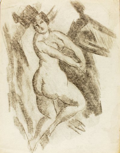 Reclining Female Nude by Carl Newman