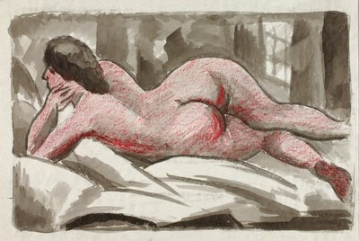 Reclining Female Nude by Carl Newman