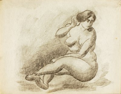 Seated Female Nudes by Carl Newman