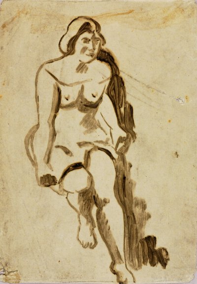 Seated Woman by Carl Newman