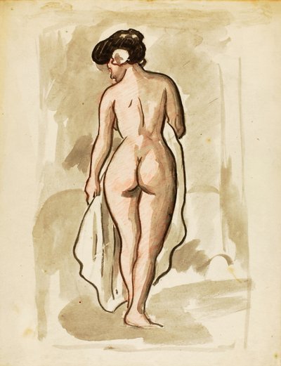 Standing Female Nude by Carl Newman