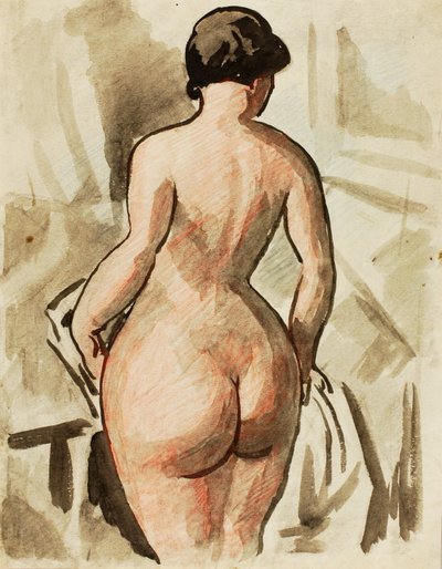 Standing Female Nude by Carl Newman