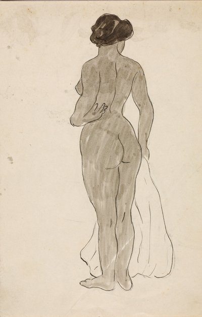 Standing Female Nude by Carl Newman