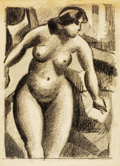 Standing Female Nude by Carl Newman