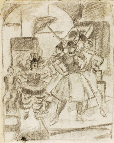 Theatrical Scene by Carl Newman