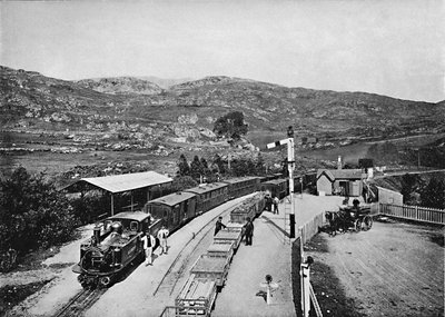 Ffestiniog Railway: Tan-Y-Bwlch Station, c1896 by Carl Norman