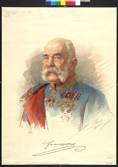 Emperor of Austria Franz Joseph I by Carl Pietzner