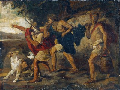 The Scouts with the Grape by Carl Rahl