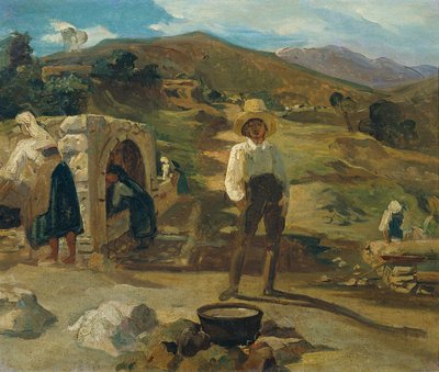 Italian Landscape by Carl Rahl