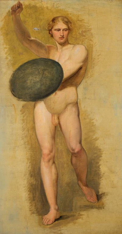 Youth with Shield by Carl Rahl