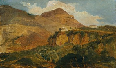 Southern Mountain Landscape by Carl Rahl