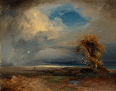 Cosmic Storm Landscape by Carl Rottmann