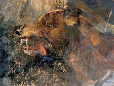 Dog Head by Carl Rudolf Huber