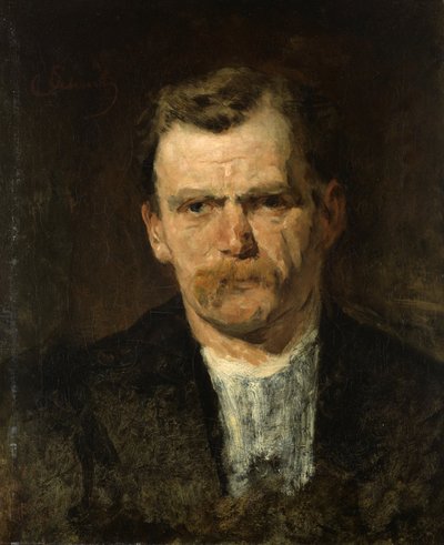 Portrait of a Man by Carl Schuch