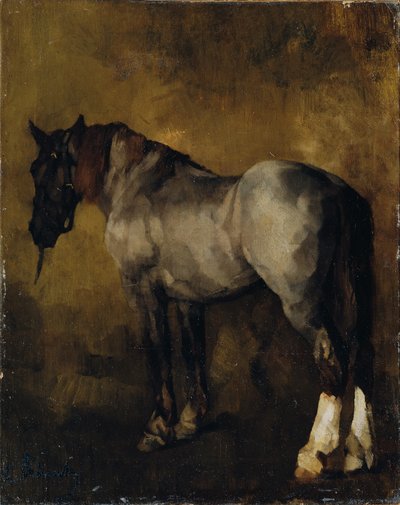 Horse Study by Carl Schuch