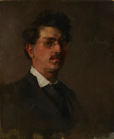 Self-Portrait by Carl Schuch