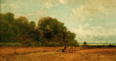 At Nymphenburg Park, Munich by Carl Spitzweg