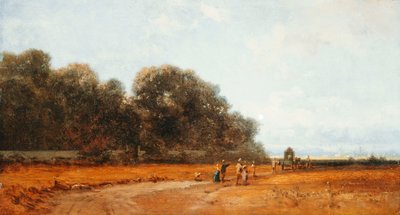 At Nymphenburg Park, Munich by Carl Spitzweg