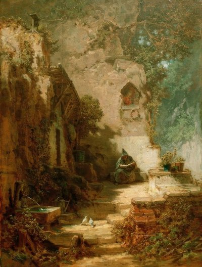 The Hermit by Carl Spitzweg