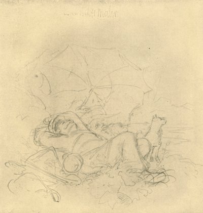 The Landscape Painter I by Carl Spitzweg