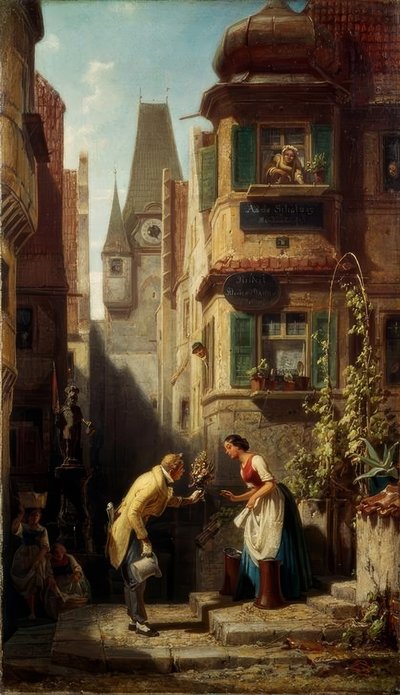 The Eternal Bridegroom by Carl Spitzweg