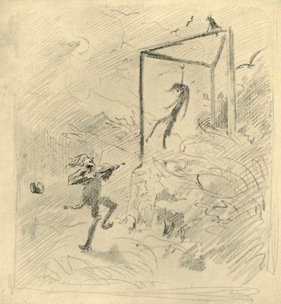 Galgenmusik by Carl Spitzweg