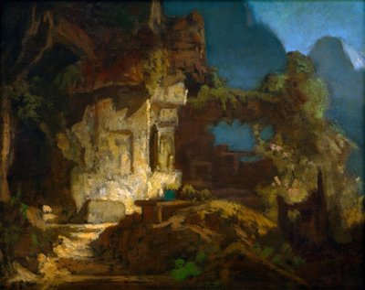 Chapel on the Rock by Carl Spitzweg