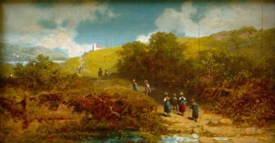 Going to Church in the Countryside by Carl Spitzweg