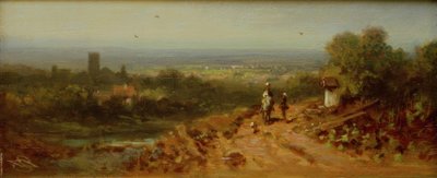 Landscape with Rider by Carl Spitzweg