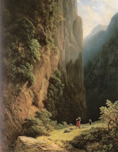 Reapers in the Mountains by Carl Spitzweg