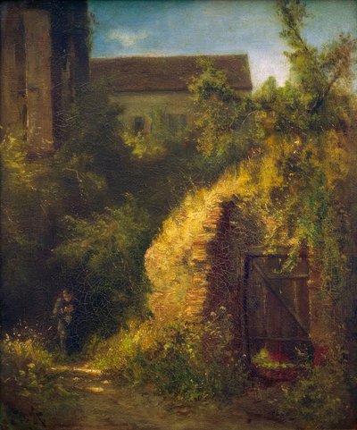 Knitting Monk at Old Casemate by Carl Spitzweg