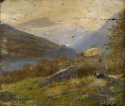 The Painter, c.1860 by Carl Spitzweg