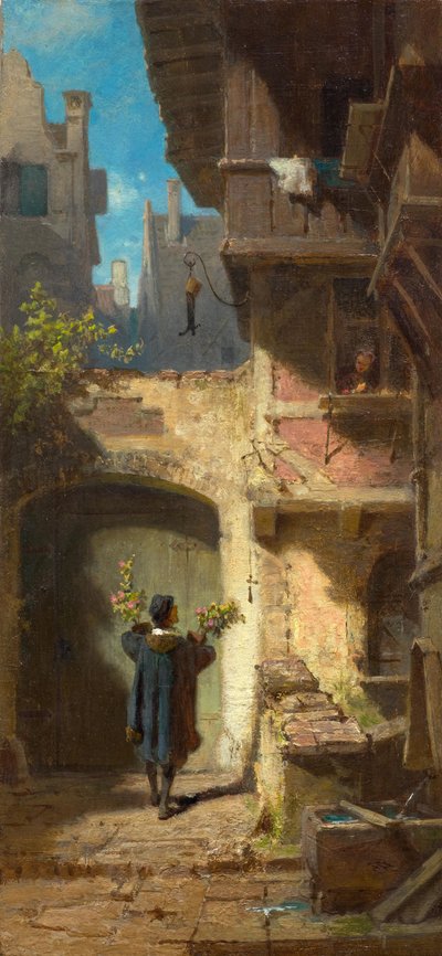 The Well-Wisher by Carl Spitzweg