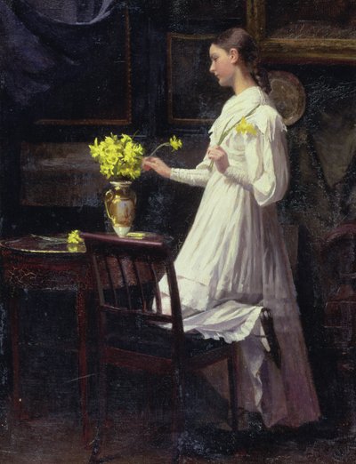 Arranging Daffodils by Carl Thomsen