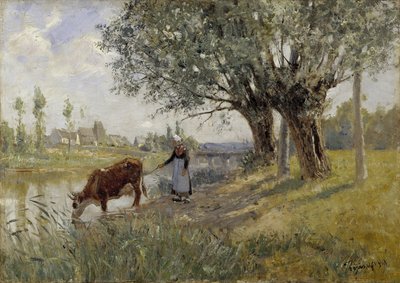 Countryside near Grez-sur-Loing by Carl Tragardh