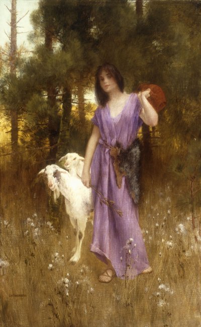 The Shepherdess by Carl Wunnerberg